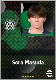 Masuda Sora eFootball 2026 player card, 61 OVR LB