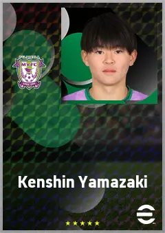 Yamazaki Kenshin eFootball 2026 player card, 59 OVR LMF