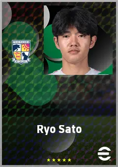 Sato Ryo eFootball 2026 player card, 60 OVR CF