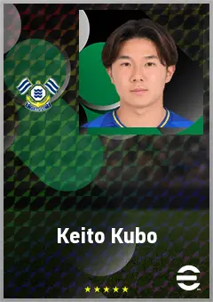 Kubo Keito eFootball 2026 player card, 59 OVR AMF