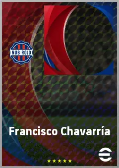 Francisco Chavarría eFootball 2026 player card, 62 OVR CF
