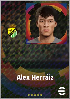 Alex Herráiz eFootball 2026 player card, 59 OVR AMF