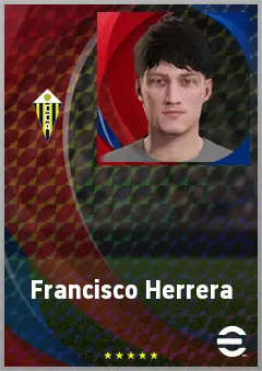 Francisco Herrera eFootball 2026 player card, 60 OVR CMF