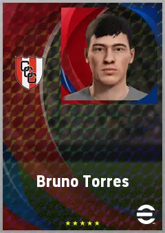 Bruno Torres eFootball 2026 player card, 64 OVR CB