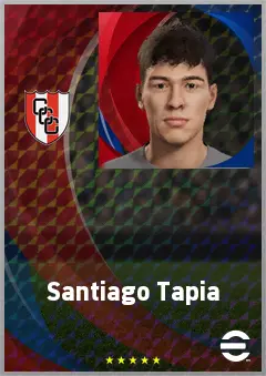Santiago Tapia eFootball 2026 player card, 62 OVR GK