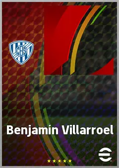 Benjamín Villarroel eFootball 2026 player card, 59 OVR CB