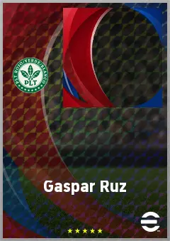 Gaspar Ruz eFootball 2026 player card, 60 OVR CB
