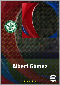 Albert Gómez eFootball 2026 player card, 60 OVR CF