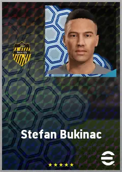 Stefan Bukinac eFootball 2026 player card, 67 OVR LB
