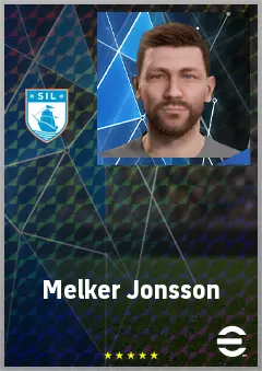 Melker Jonsson eFootball 2026 player card, 67 OVR CB