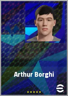 Arthur Borghi eFootball 2026 player card, 64 OVR GK
