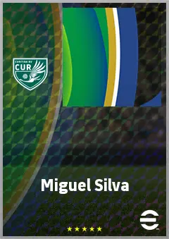 Miguel Silva eFootball 2026 player card, 63 OVR CMF