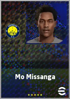 Mo Missanga eFootball 2026 player card, 60 OVR LWF