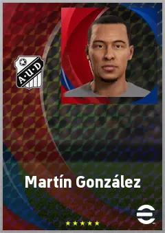 Martín González eFootball 2026 player card, 61 OVR CB