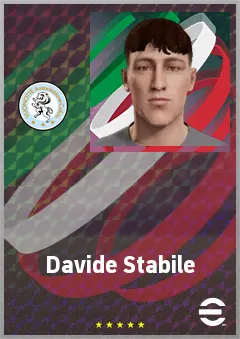 Davide Stabile eFootball 2026 player card, 64 OVR CF