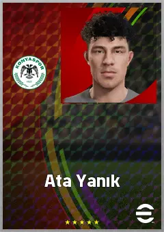 Ata Yanık eFootball 2026 player card, 60 OVR CB