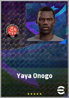 Yaya Onogo eFootball 2026 player card, 60 OVR DMF