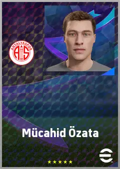 Mücahid Özata eFootball 2026 player card, 60 OVR LWF