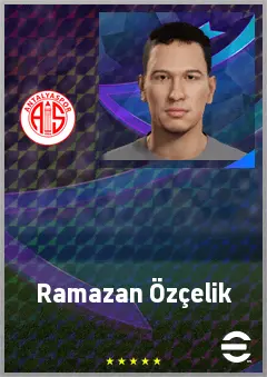 Ramazan Özçelik eFootball 2026 player card, 61 OVR CB