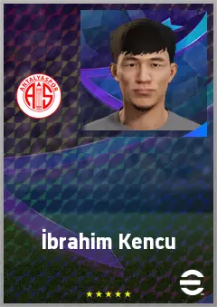 İbrahim Kencu eFootball 2026 player card, 60 OVR DMF