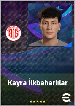 Kayra İlkbaharlılar eFootball 2026 player card, 60 OVR CMF