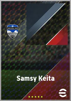 Samsy Keita eFootball 2026 player card, 61 OVR GK