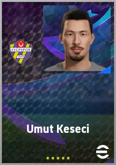 Umut Keseci eFootball 2026 player card, 63 OVR GK