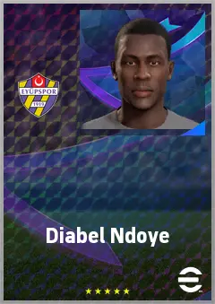 Diabel Ndoye eFootball 2026 player card, 59 OVR CB