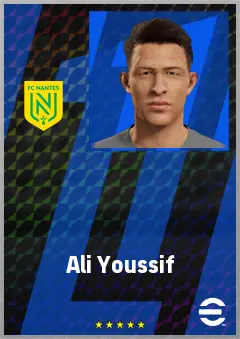 Ali Youssif eFootball 2026 player card, 69 OVR CB