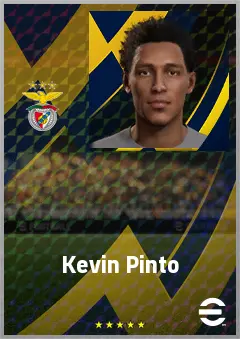 Kevin Pinto eFootball 2026 player card, 66 OVR RB