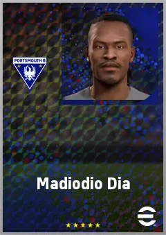 Madiodio Dia eFootball 2026 player card, 66 OVR CB