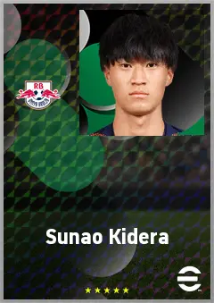 Kidera Sunao eFootball 2026 player card, 60 OVR CB