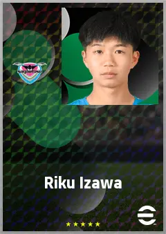 Izawa Riku eFootball 2026 player card, 59 OVR AMF