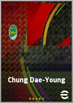 Chung Dae-Young eFootball 2026 player card, 62 OVR GK