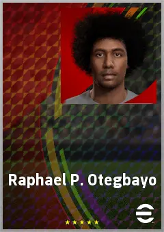 Raphael P. Otegbayo eFootball 2026 player card, 60 OVR CB