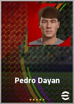 Pedro Dayan eFootball 2026 player card, 60 OVR CMF