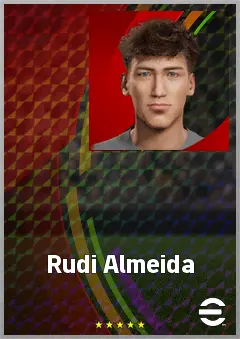 Rudi Almeida eFootball 2026 player card, 64 OVR CF