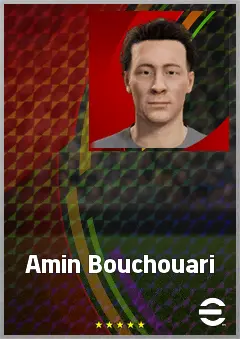 Amin Bouchouari eFootball 2026 player card, 61 OVR LB