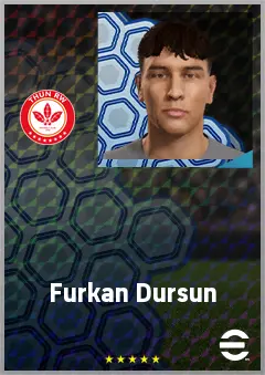 Furkan Dursun eFootball 2026 player card, 66 OVR CF