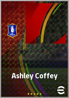 Ashley Coffey eFootball 2026 player card, 67 OVR CF