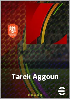 Tarek Aggoun eFootball 2026 player card, 66 OVR CB