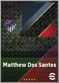 Matthew Dos Santos eFootball 2026 player card, 65 OVR LB