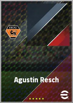 Agustín Resch eFootball 2026 player card, 70 OVR CB