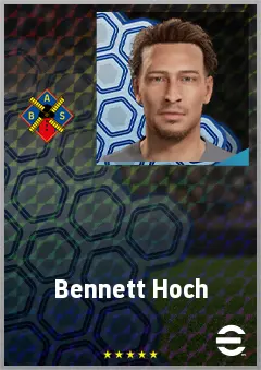 Bennett Hoch eFootball 2026 player card, 63 OVR GK