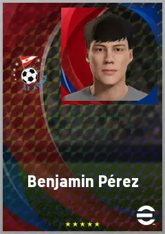 Benjamin Pérez eFootball 2026 player card, 60 OVR DMF