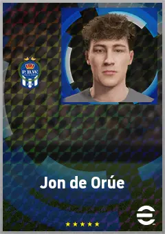 Jon de Orúe eFootball 2026 player card, 60 OVR RB