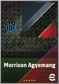 Morrison Agyemang eFootball 2026 player card, 67 OVR CB