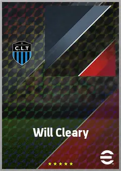 Will Cleary eFootball 2026 player card, 63 OVR RB
