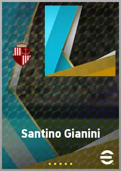 Santino Gianini eFootball 2026 player card, 63 OVR CB