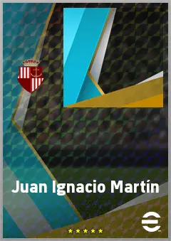 Juan Ignacio Martín eFootball 2026 player card, 62 OVR DMF